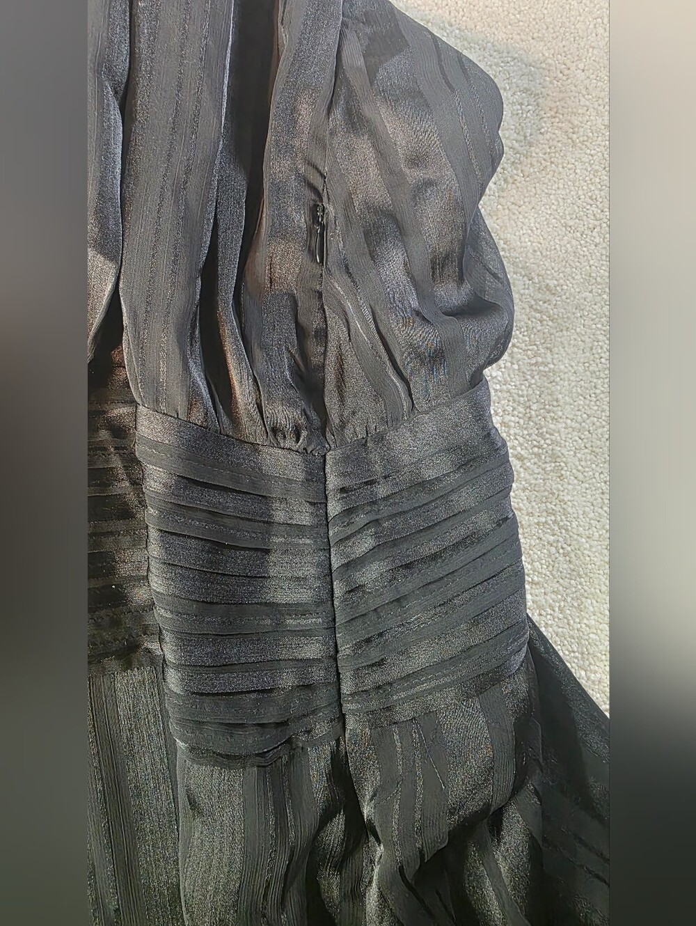 Peppermayo Willow Maxi Dress Black Halter Neckline Elegant Dinner Party 4 NWT - Picture 7 of 10